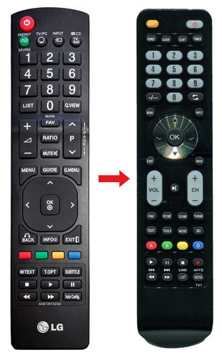 Telecomando ricambio per lg - di,